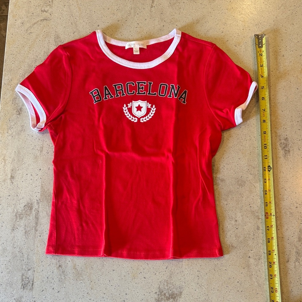 Barcelona Woman’s Red T-Shirt